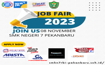 Peluang Karir pada event Jobfair 2023 di SMK N 7 Pekanbaru