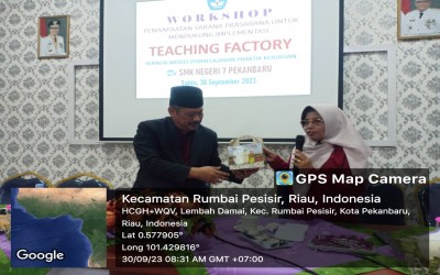 Teaching Factory Konsep dan Implementasinya dalam Pembelajaran Praktik Kejuruan di SMKN 7 Pekanbaru